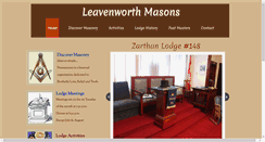 Desktop Screenshot of leavenworthmasons.org