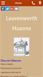 Mobile Screenshot of leavenworthmasons.org