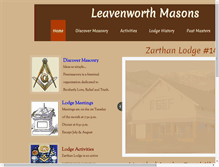 Tablet Screenshot of leavenworthmasons.org